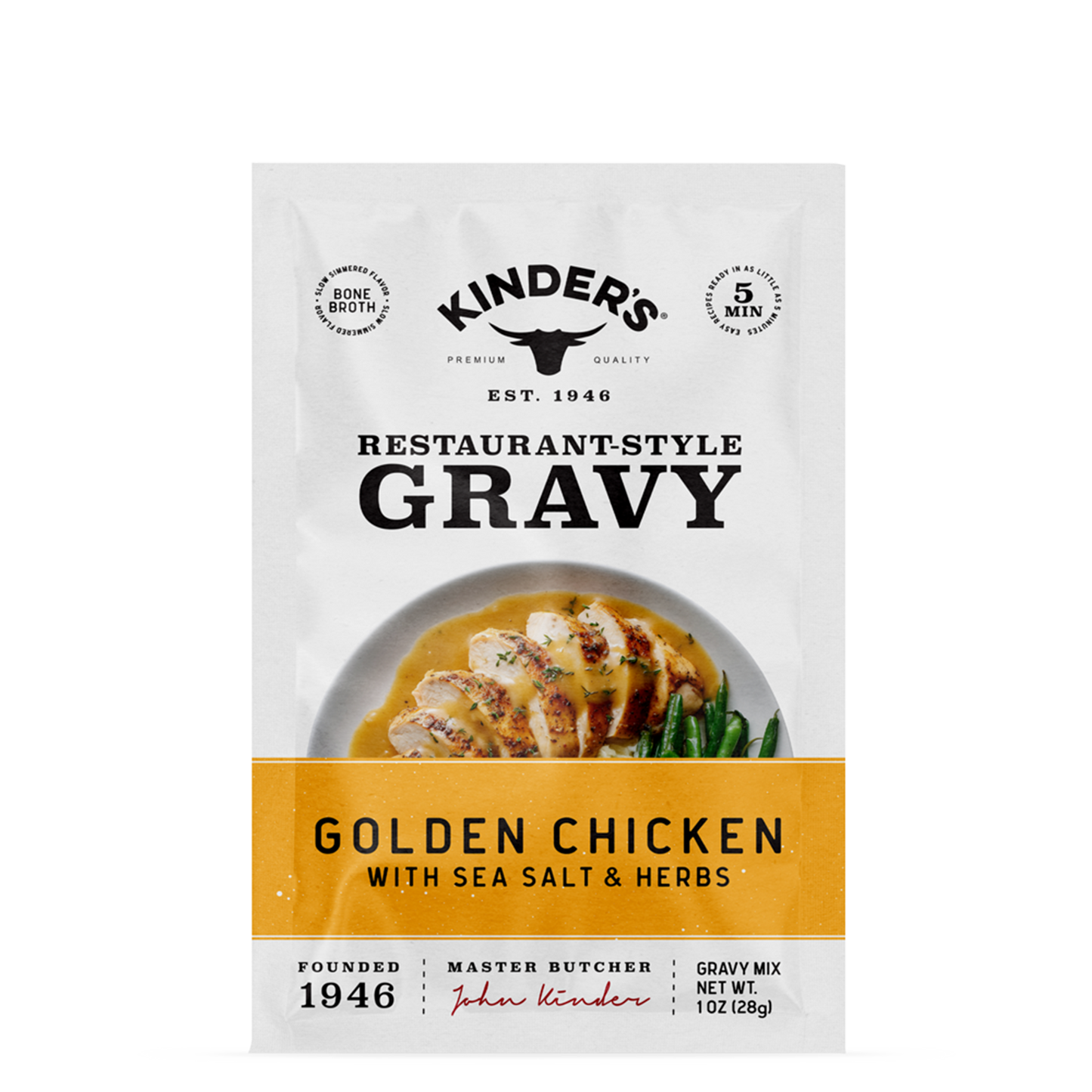 Golden Chicken Bone Broth Gravy