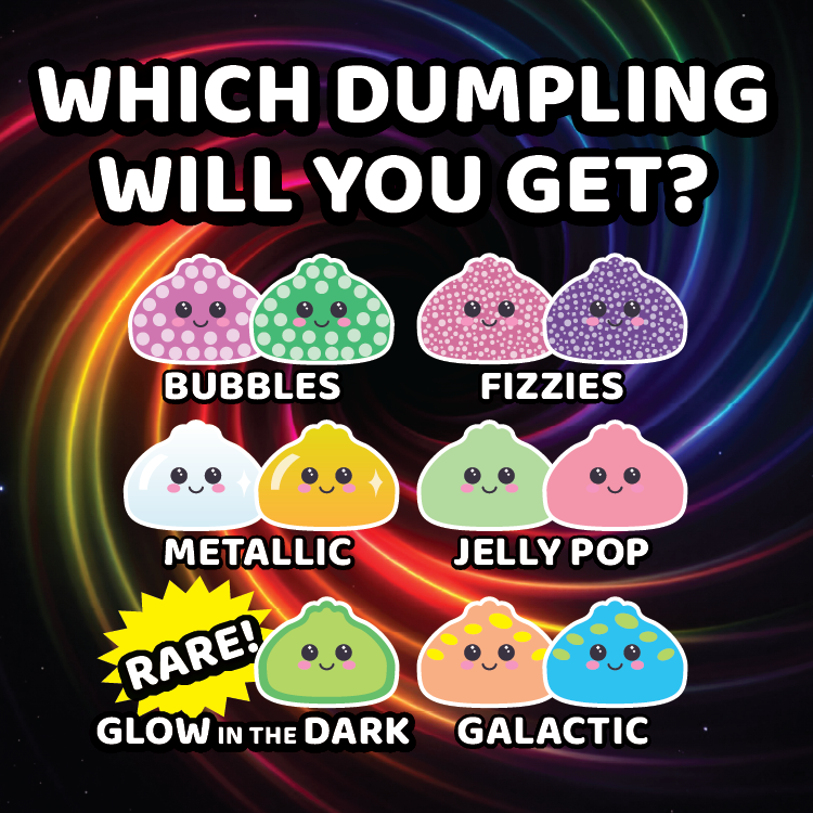 New Arrival!!  Fun Doh Mystery Dumpling Squishies |