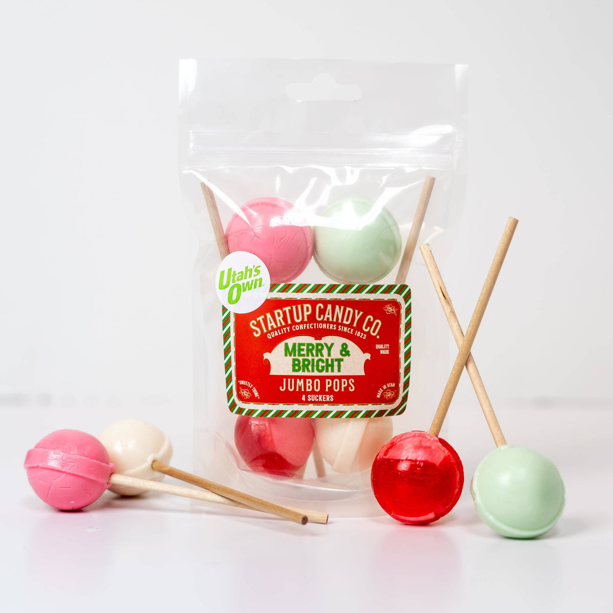 Merry & Bright Jumbo Pop Assortment - 4 Pack: Single 4 Pack