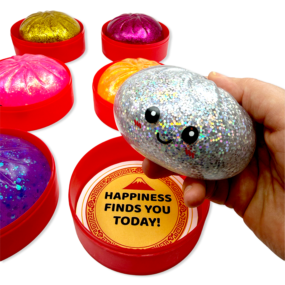 New Arrival!! Fun Doh™ SquishZilla™ Fortune Cookie &amp; Dumpling Squishy 🥠🥟