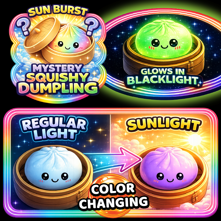 UPDATE ON PREORDERS Shipment scheduled, estimated delivery June 25–28 Fun Doh Color Changing Dumpling Squishy Toy