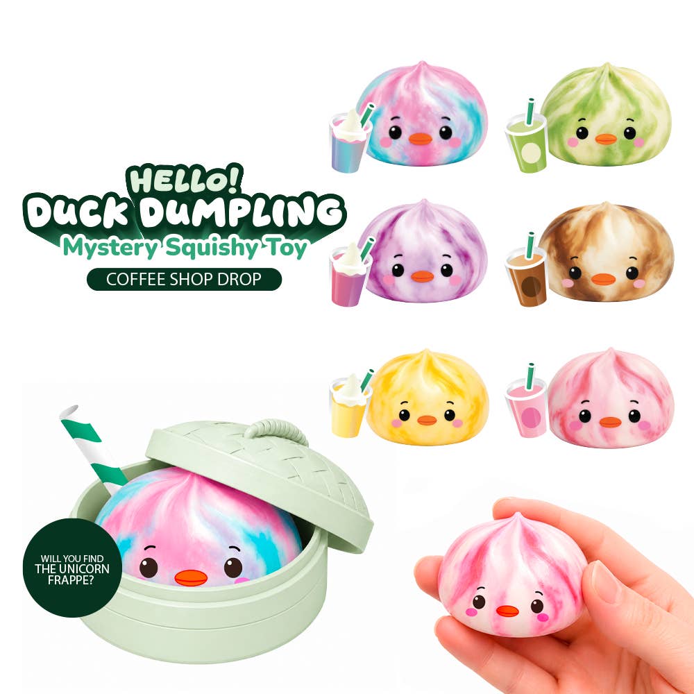 PREORDER EARLY NOVEMBER Hello Duck Dumpling - Mystery Coffee Shop Drop (mini)