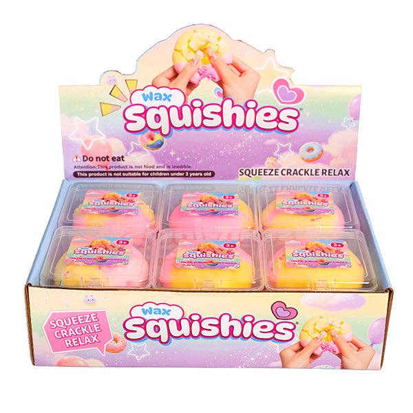 NEW ARRIVAL!! Wax Squishies® Donut Wax Crackle Fidget Clay Toy (1pc)