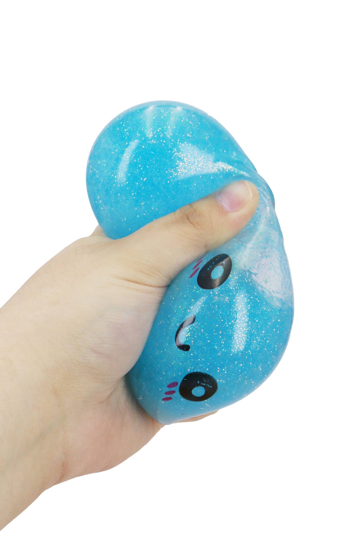 Glitter Jelly Bao Bun Dumpling Jiggly Slime Squishy
