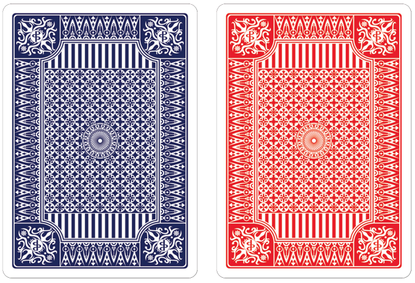 Blue & Red Premium Plastic Playing Cards