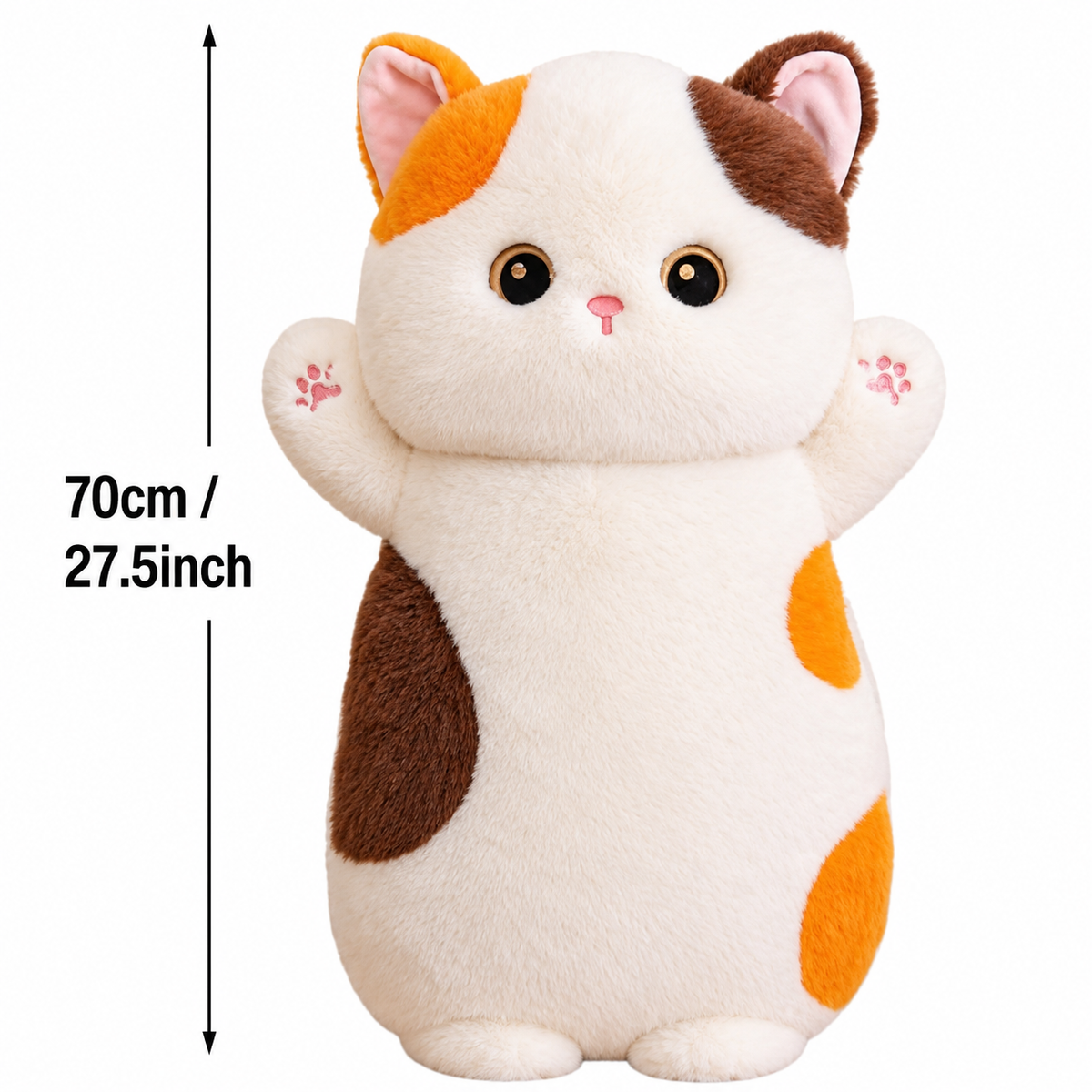 27.6 inch Long Animal Plush Toy Cat Body Pillow