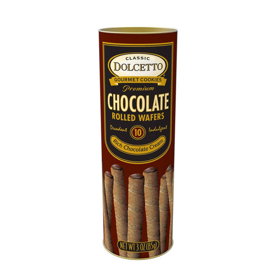 Dolcetto Wafer Rolls - Chocolate (Can) 3oz