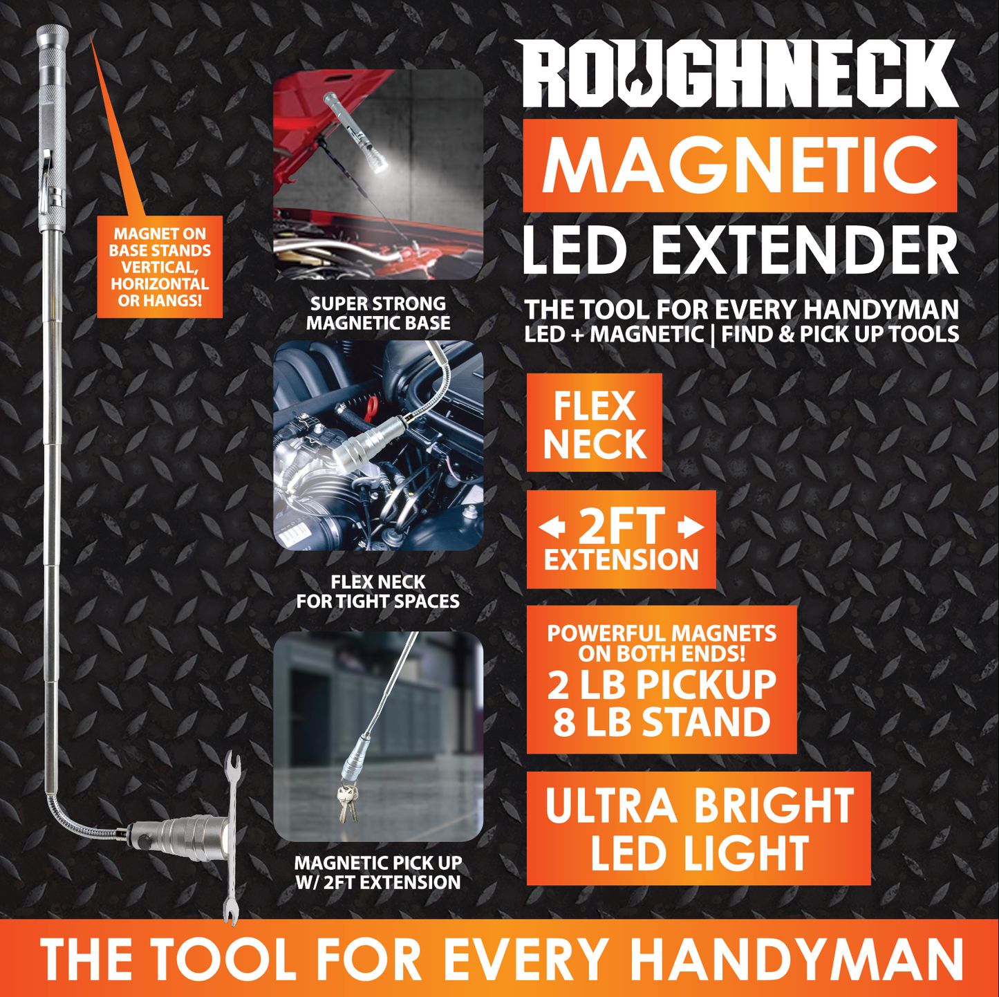 Roughneck Extendable Flashlight Tool Assortment-F135