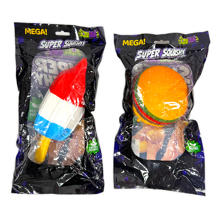 Fun Doh MEGA 8" Food Squishies Sensory Toy - 12/Display: Wholesale Price