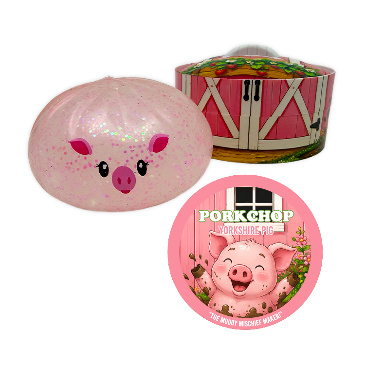 Fun Doh Farm Barnyard Squishy Dumpling Toy - 12/Display: Wholesale Price