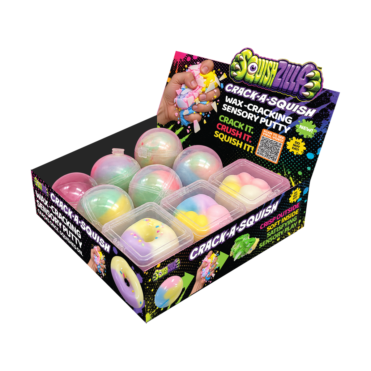 Fun Doh Wax-Cracking Sensory Colorful Putty - 12/Display: Wholesale Price