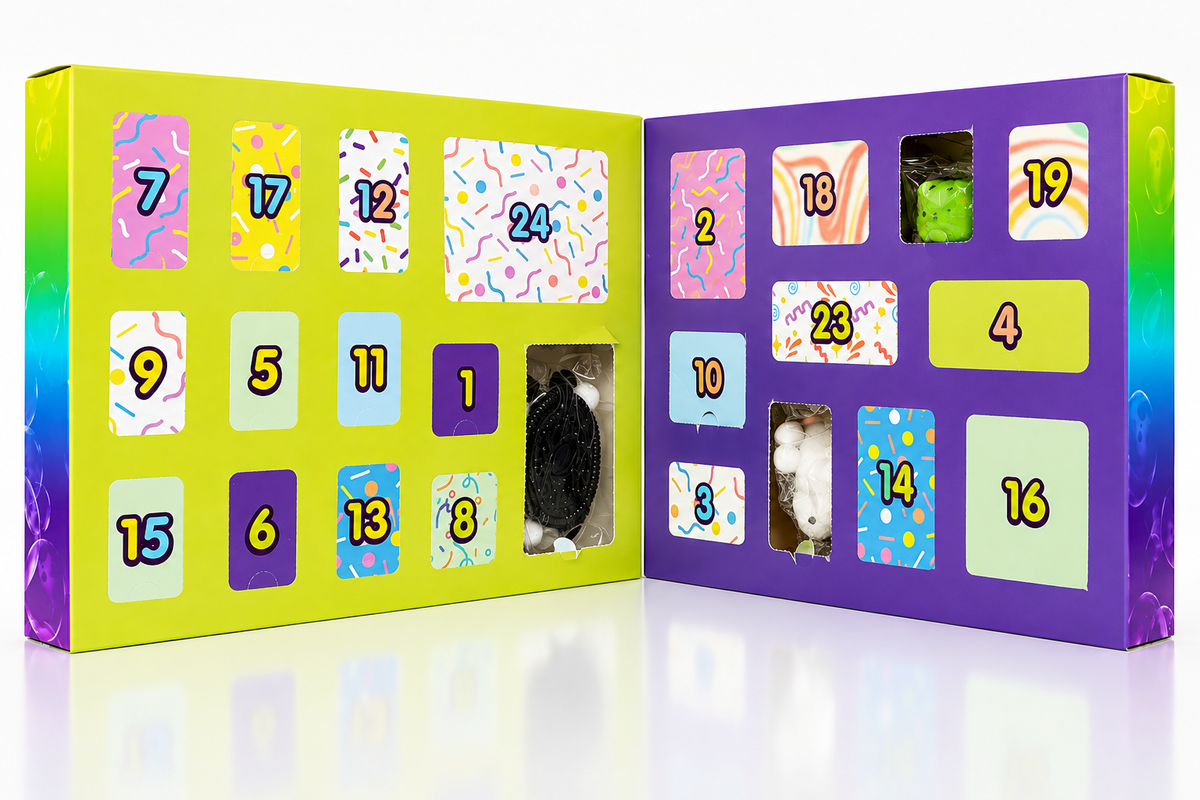 PREORDER LATE SEPTEMBER Taba Squishies® Fidget Toys 24-Day Advent Calendar (24pc)