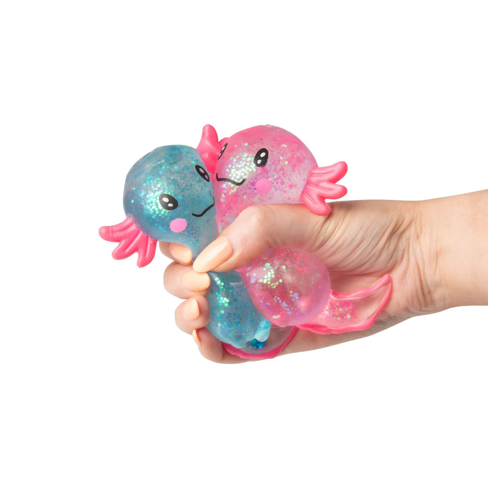 PREORDER ARRIVES MID AUGUST Scrunchems® Sugar Axolotl Squishy Fidget Toy (1pc) Assorted