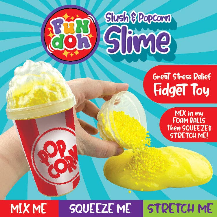 ARRIVES EARLY JUNE Fun Doh Slush and Popcorn Slime Assortment  Top Seller MYSTERY COLOR