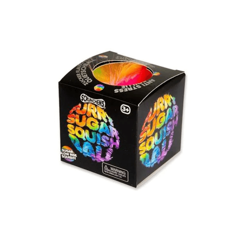 PREORDER ARRIVES MID AUGUST Scrunchems® Furry Sugar Stress Ball Squishy Fidget Toy (1pc)