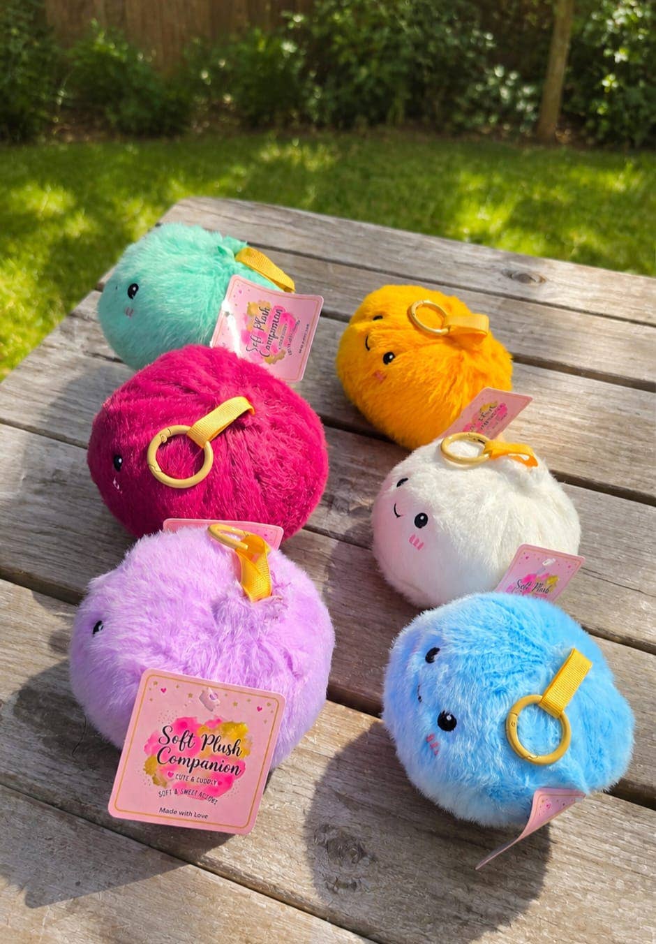 4.5-inch Plush Squishy Dumpling Keychain & Bag Charm