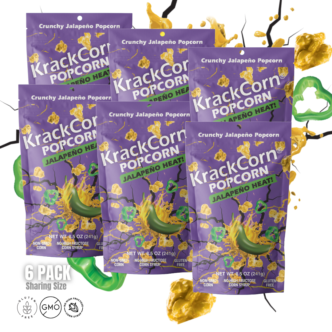 KrackCorn Popcorn 8.5oz Jalapeno Heat