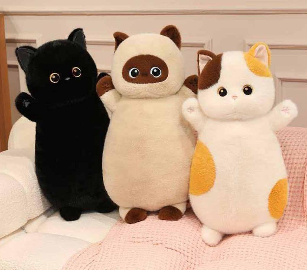27.6 inch Long Animal Plush Toy Cat Body Pillow