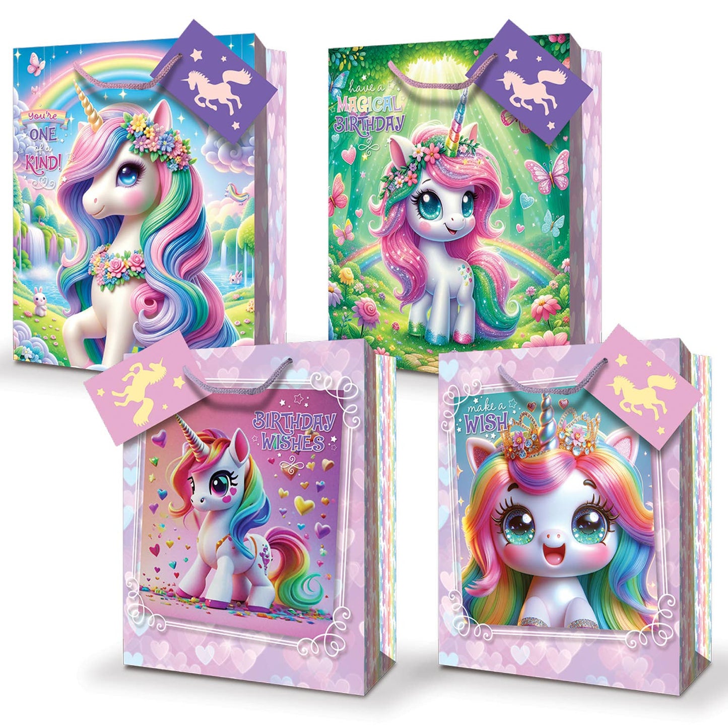 SET OF 4 MB/Large Gift Bag