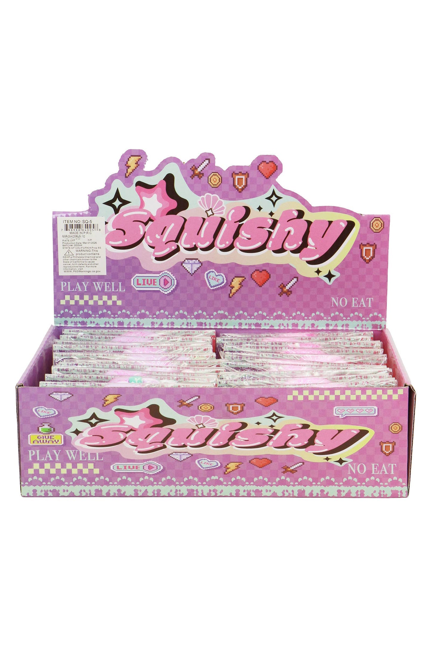 Mermaid Princess Glittered Jiggly Mochi Sticky Squishy MYSTERY COLOR