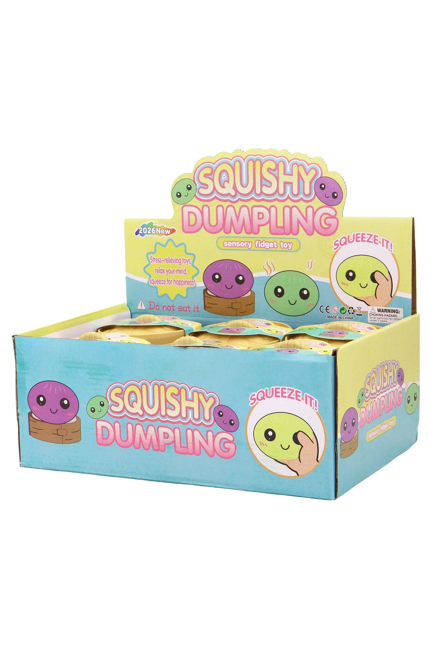 Solid Bao Bun Dumpling Gel Slime Filled Squishy  MYSTERY COLOR