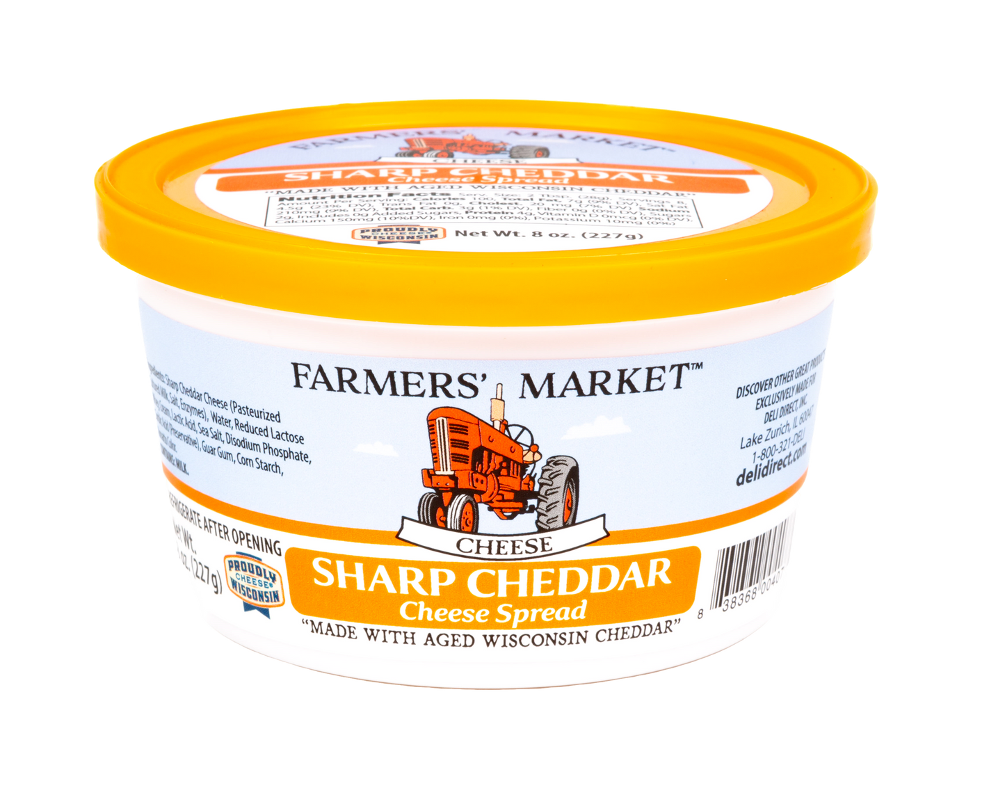 PREORDER Wisconsin Cheese Spread Farmers Market Shelf Stable 8oz