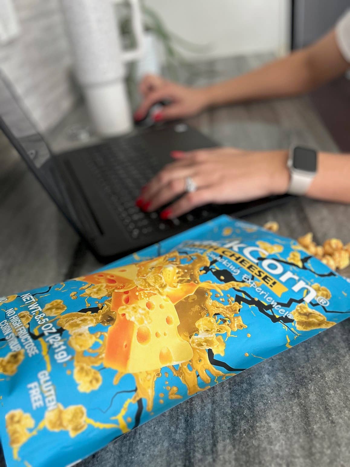 KrackCorn Popcorn With Cheese! 8.5oz