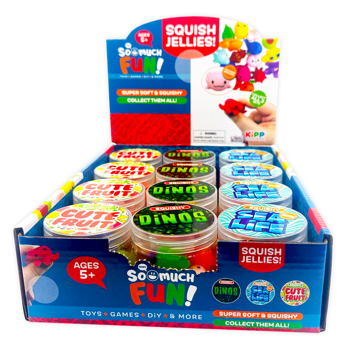 So Much Fun! Squish Jellies Toy Assortment MYSTERY COLOR