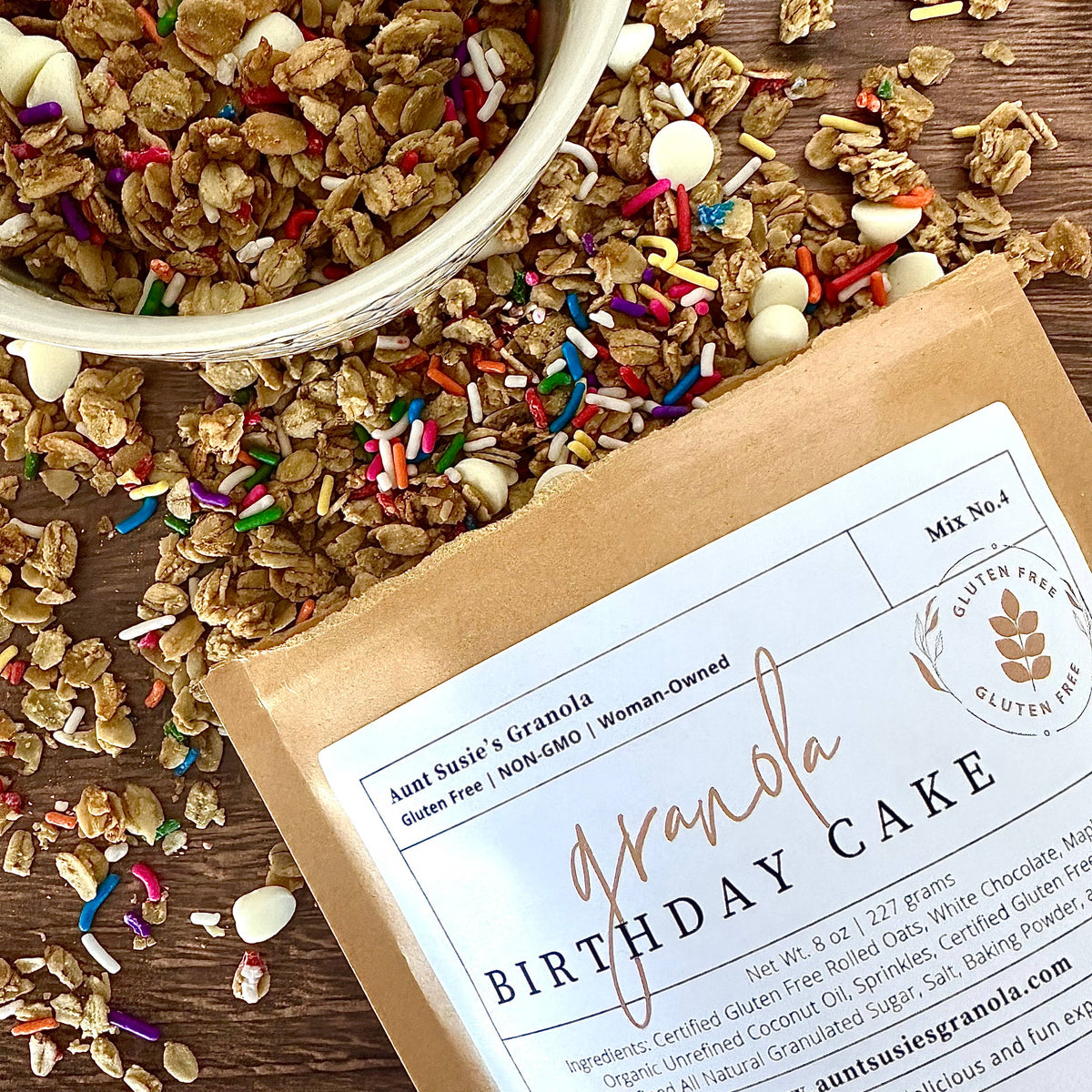 Birthday Cake Granola : Bag