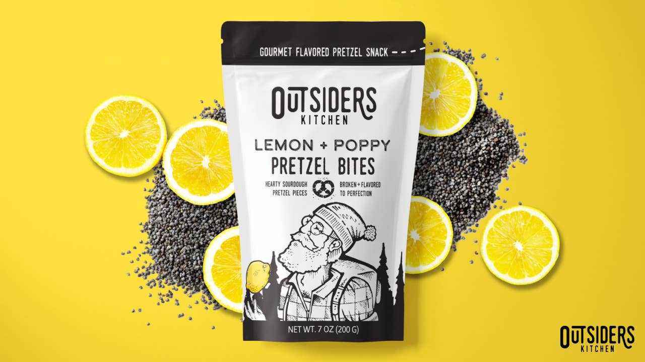 Lemon + Poppy Pretzel Bites | Case of 12