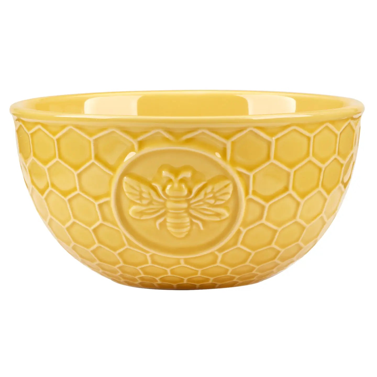 French Bees Embossed Honeycomb Ice Cream Bowl 6"