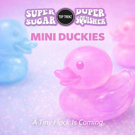 PREORDER ARRIVES LATE NOVEMBER Super Duper Sugar Squisher - Mini Duck 2-Pack
