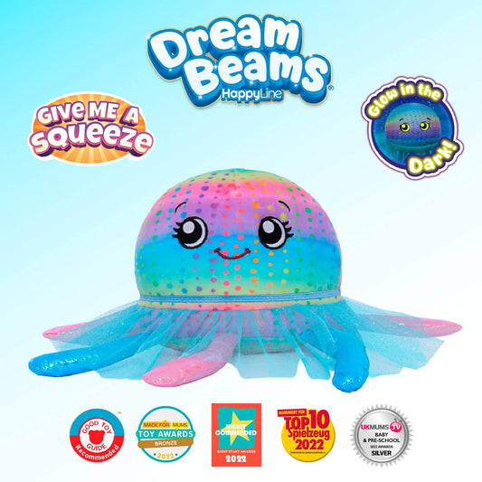 PREORDER Juliana the jellyfish | Glow in the Dark 7.5" Soft Plush Toy