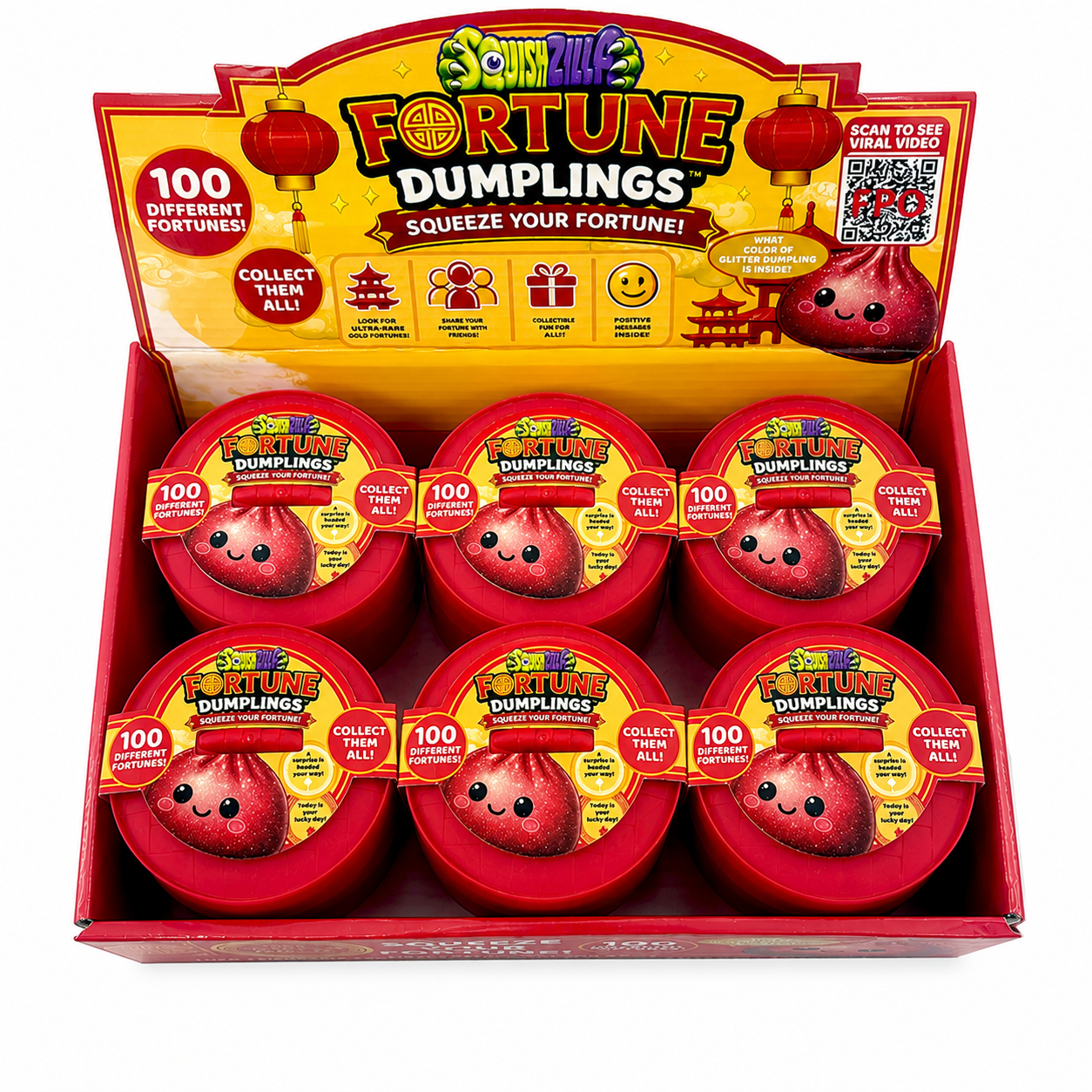 New Arrival!! Fun Doh™ SquishZilla™ Fortune Cookie &amp; Dumpling Squishy 🥠🥟