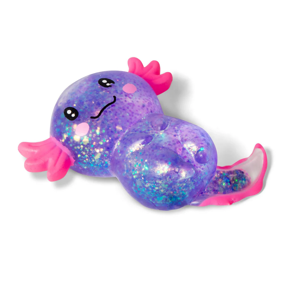 PREORDER ARRIVES MID AUGUST Scrunchems® Sugar Axolotl Squishy Fidget Toy (1pc) Assorted