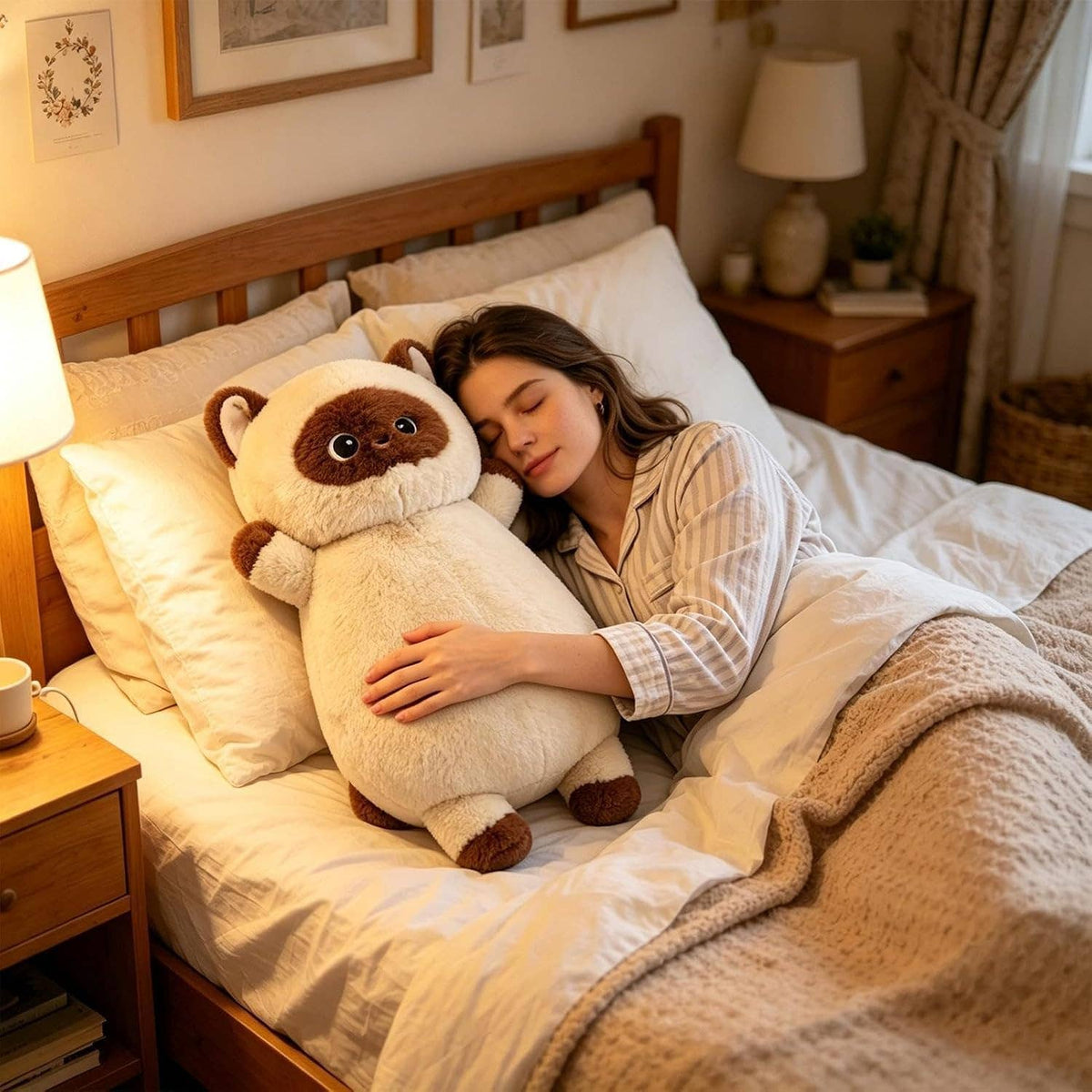 27.6 inch Long Animal Plush Toy Cat Body Pillow