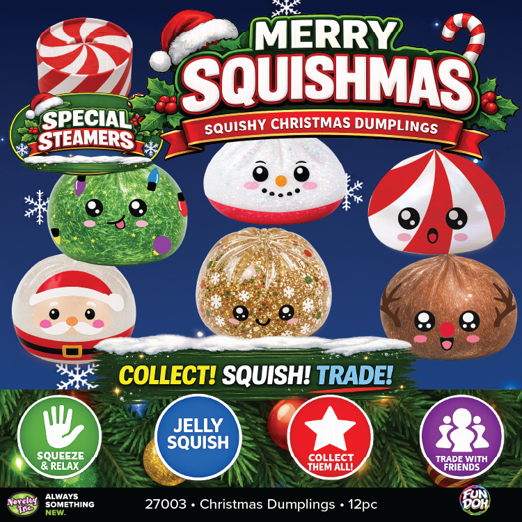 Fun Doh Christmas Dumpling Squishy