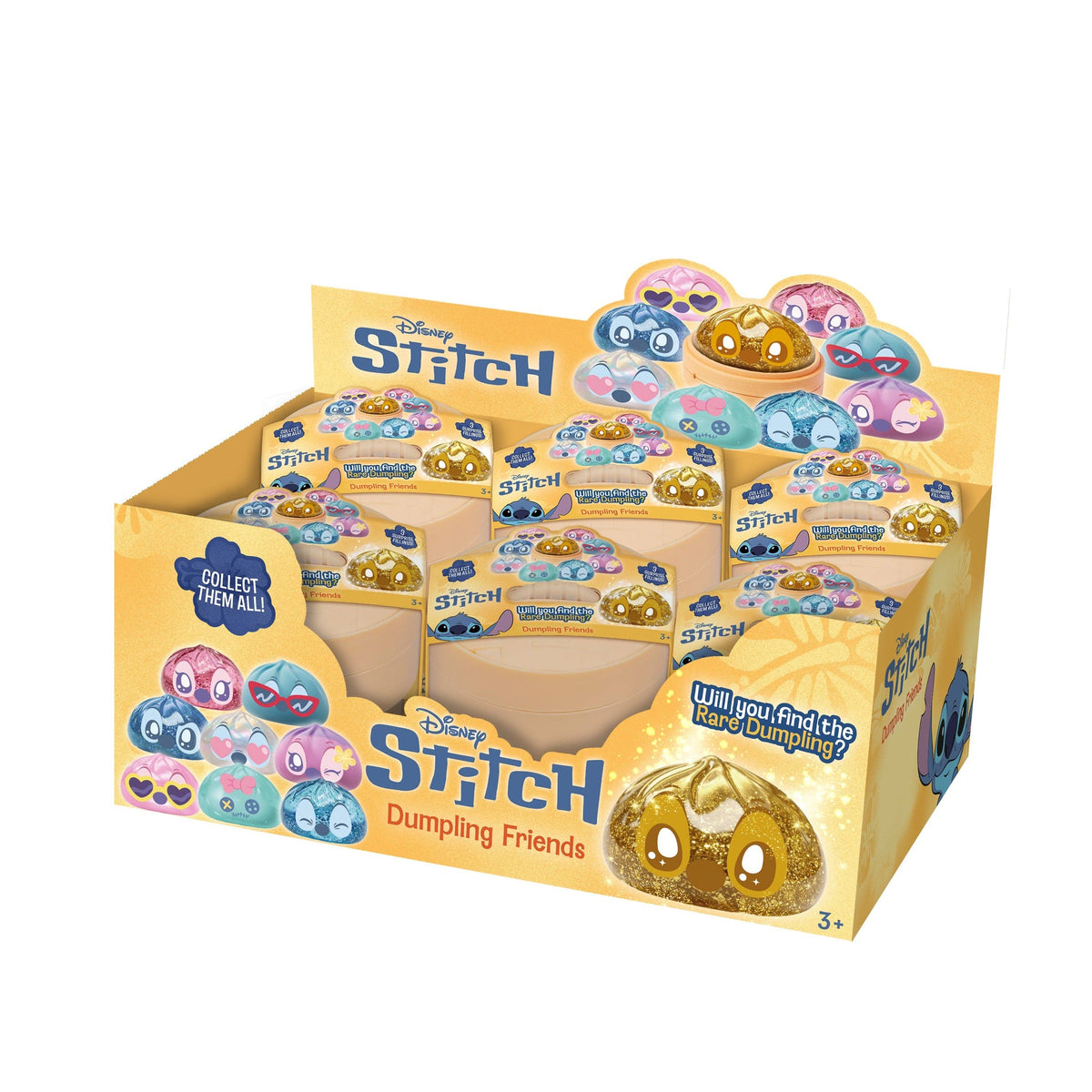 PREORDER Disney® Stitch® Dumpling Friends Squishy Fidget Toy