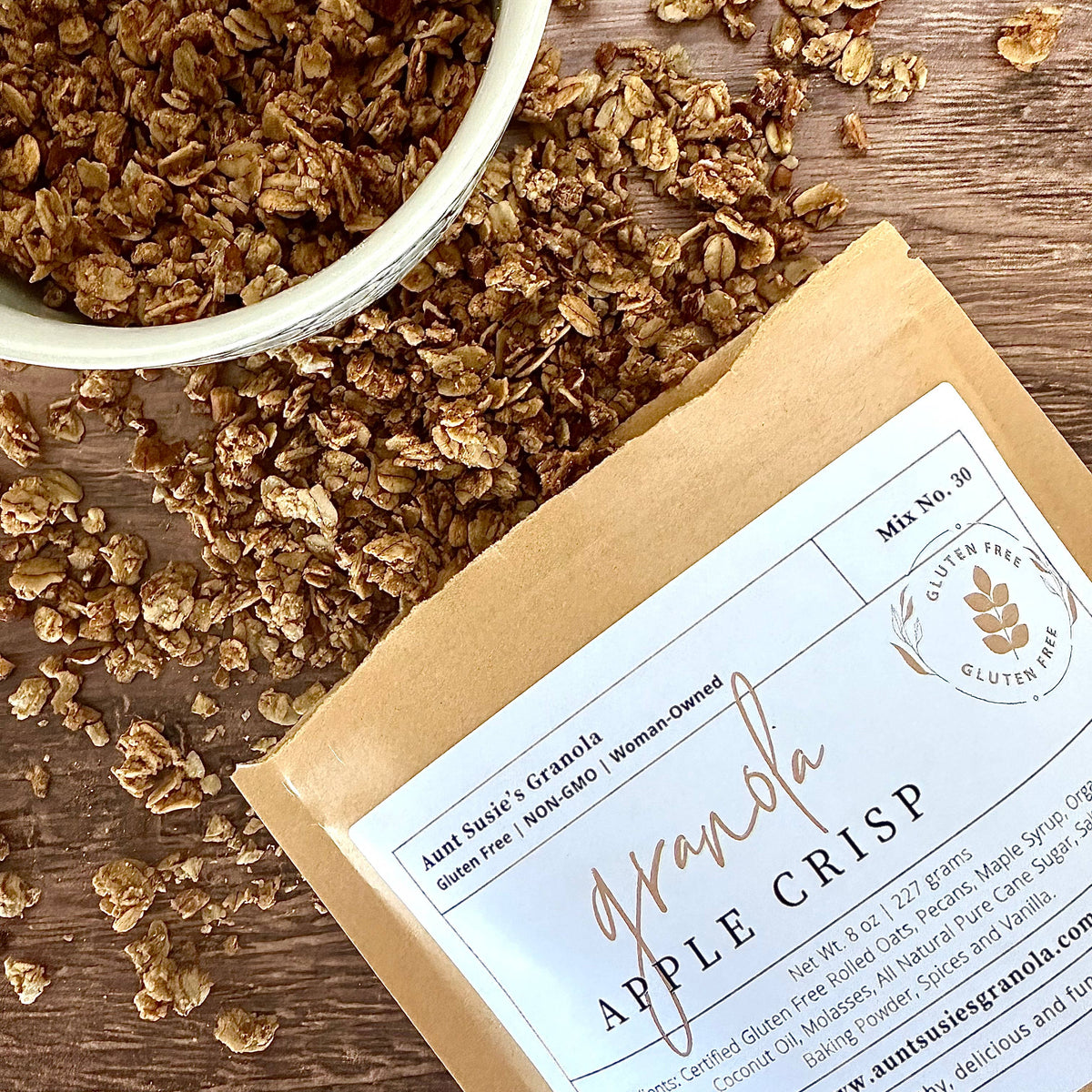 Apple Crisp Granola: Bag