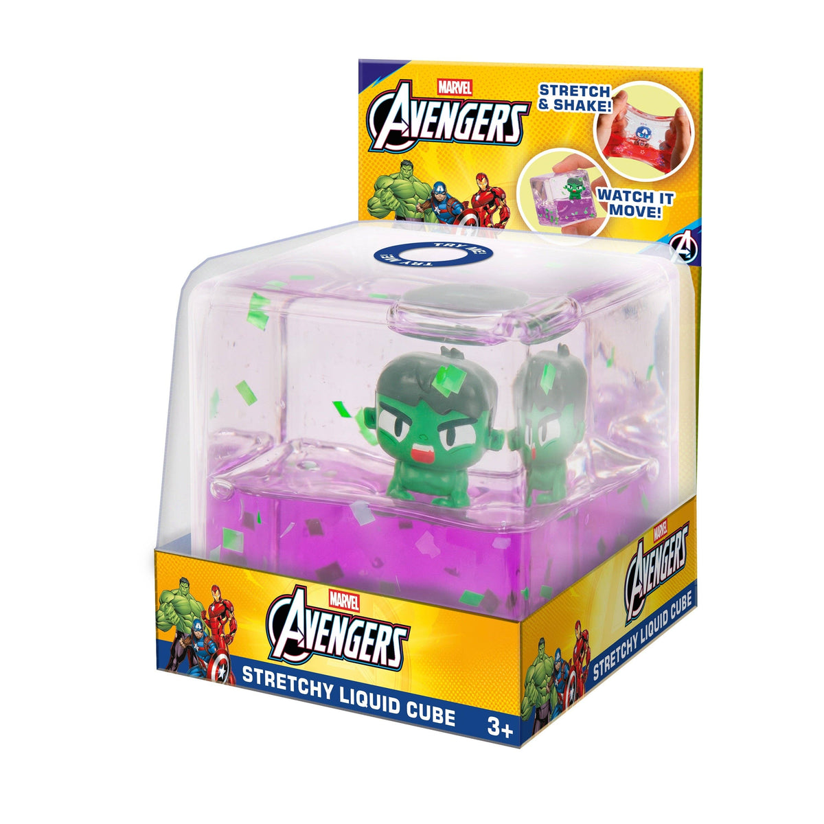 Marvel® Avengers Stretchy Liquid Cube Fidget Toy PREORDER MID NOV