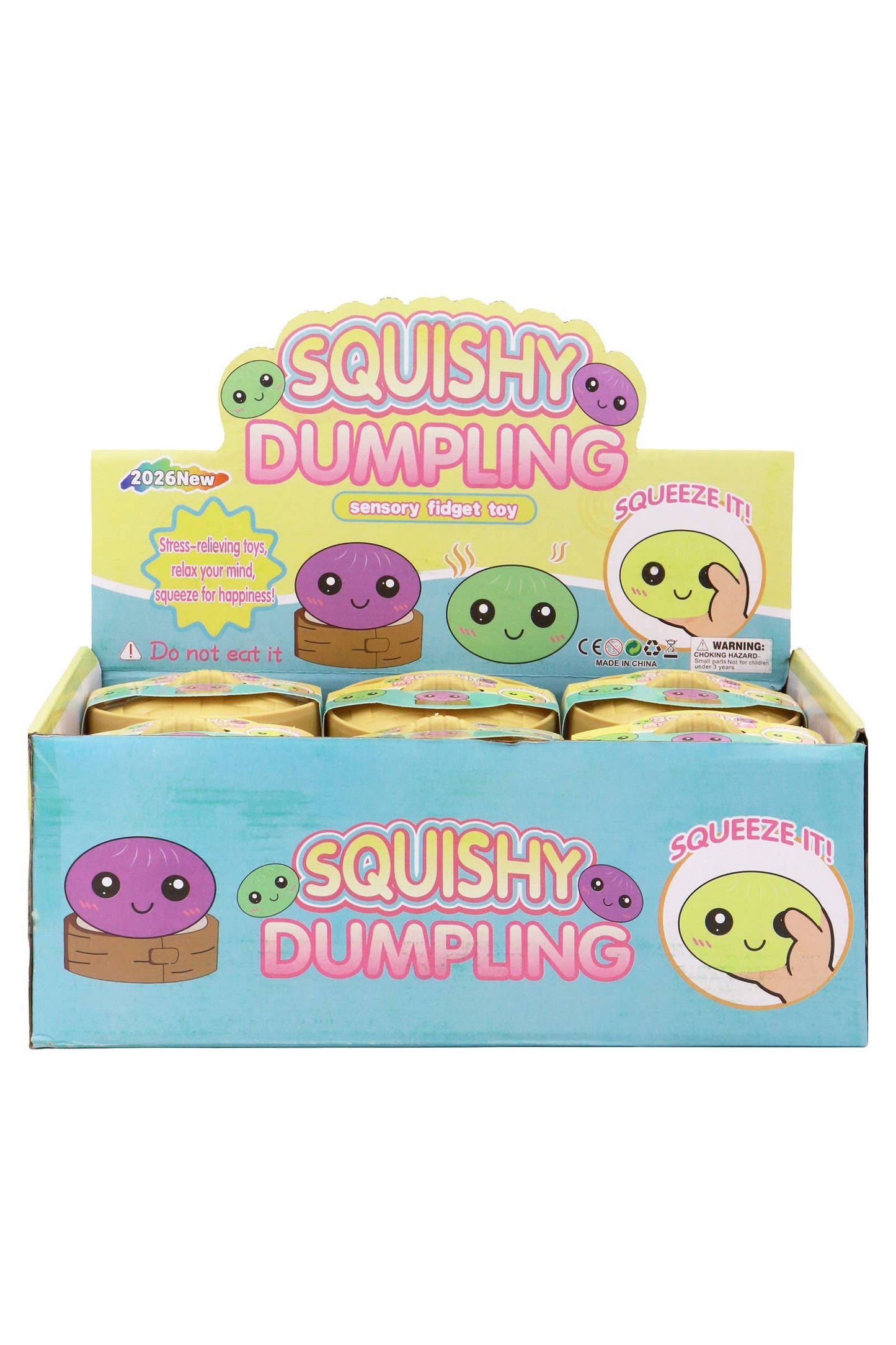 Solid Bao Bun Dumpling Gel Slime Filled Squishy  MYSTERY COLOR