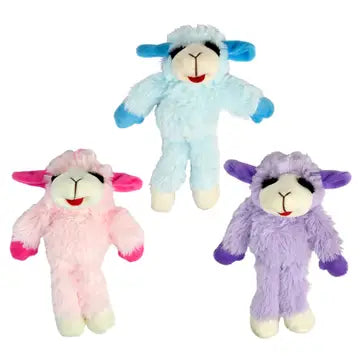 Pet Envy Floppy Lamb Chop Plush Dog Toy  7"