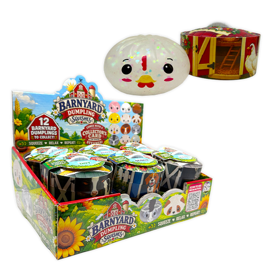 Fun Doh Farm Barnyard Squishy Dumpling Toy - 12/Display: Wholesale Price