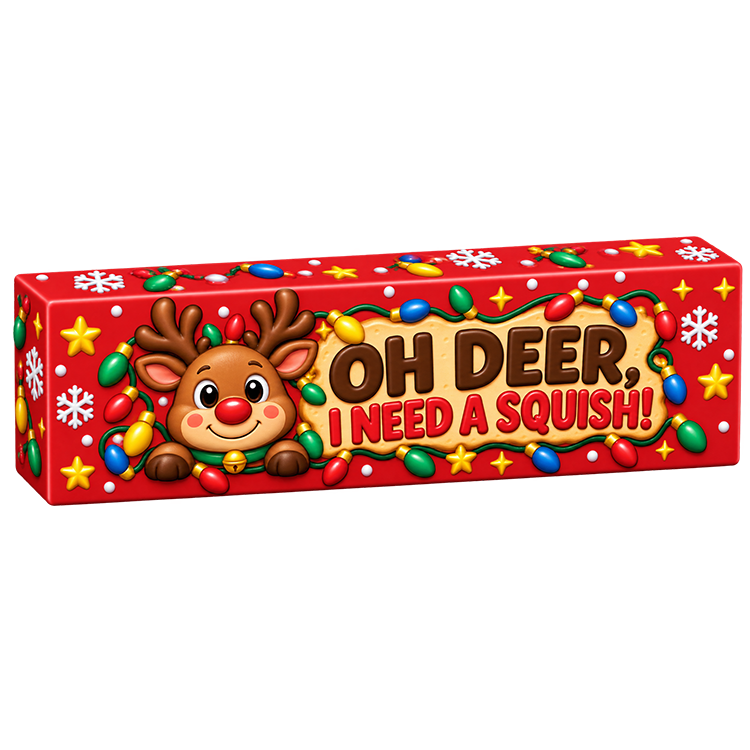 Fun Doh 10" Christmas JUMBO Butter Slow-Rise Toy - 9/Display: Wholesale Price