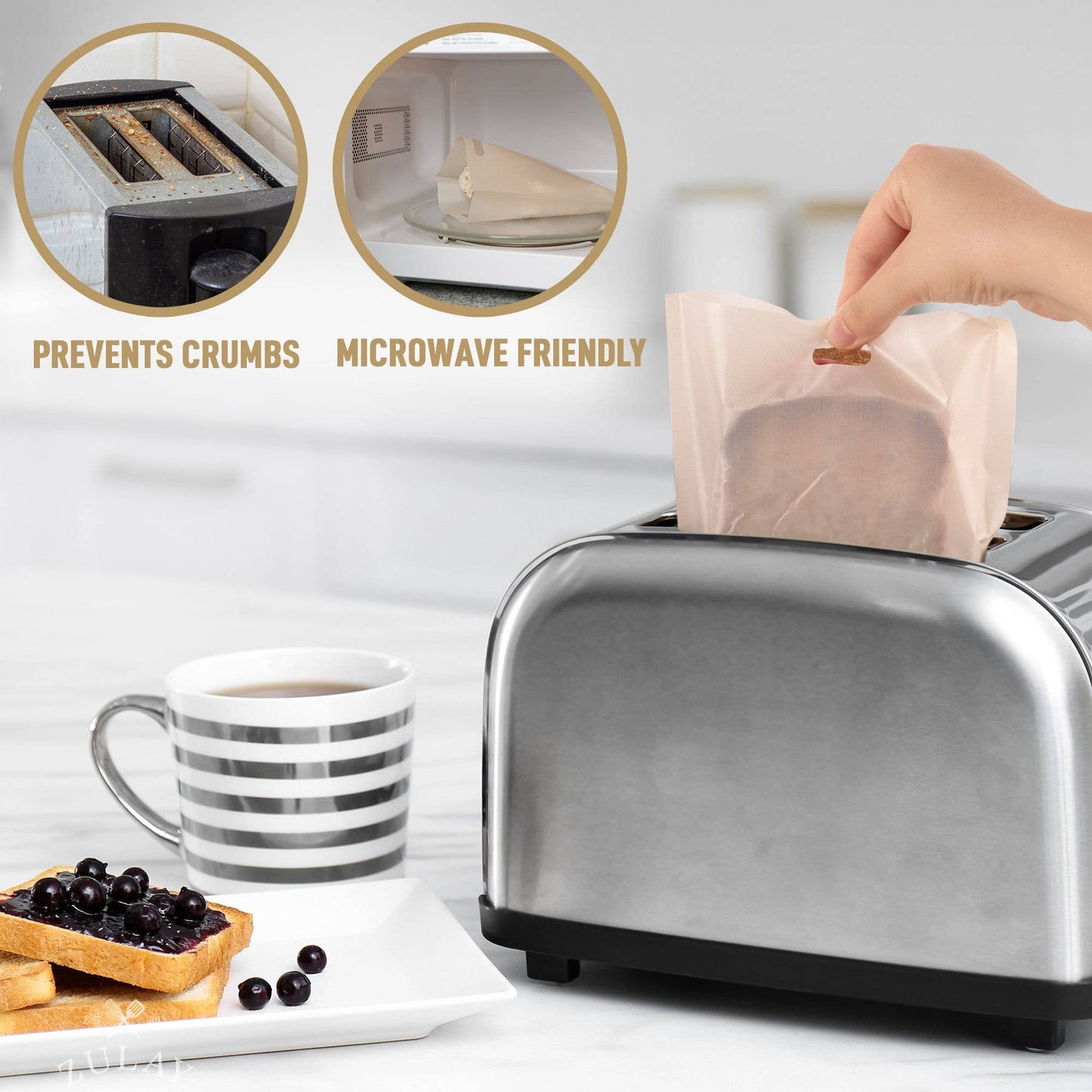 Reusable Toaster Bags - 6 Pack F151