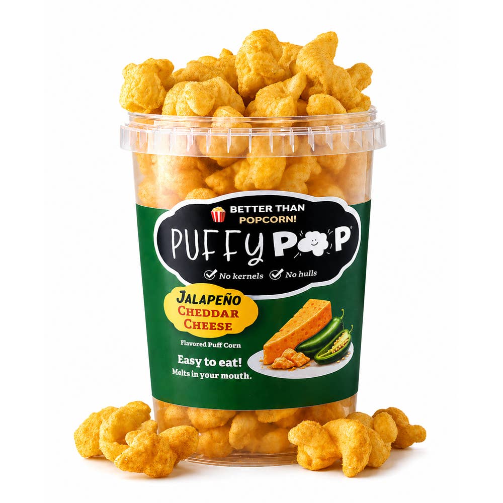 Crack Corn / Puffy Pop - Jalapeño Cheddar Cheese (4 oz)