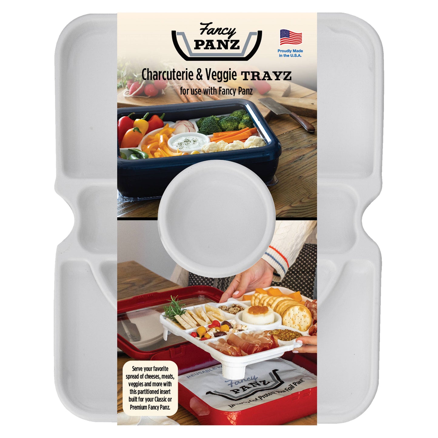 PREORDER Fancy Panz® Accessory - Charcuterie / Veggie Tray Insert