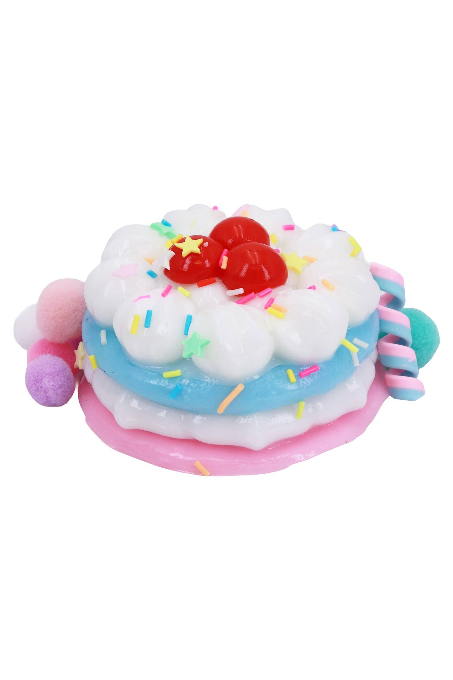 Sprinkled Strawberry Shortcake Jiggly Mochi Sticky Squishy