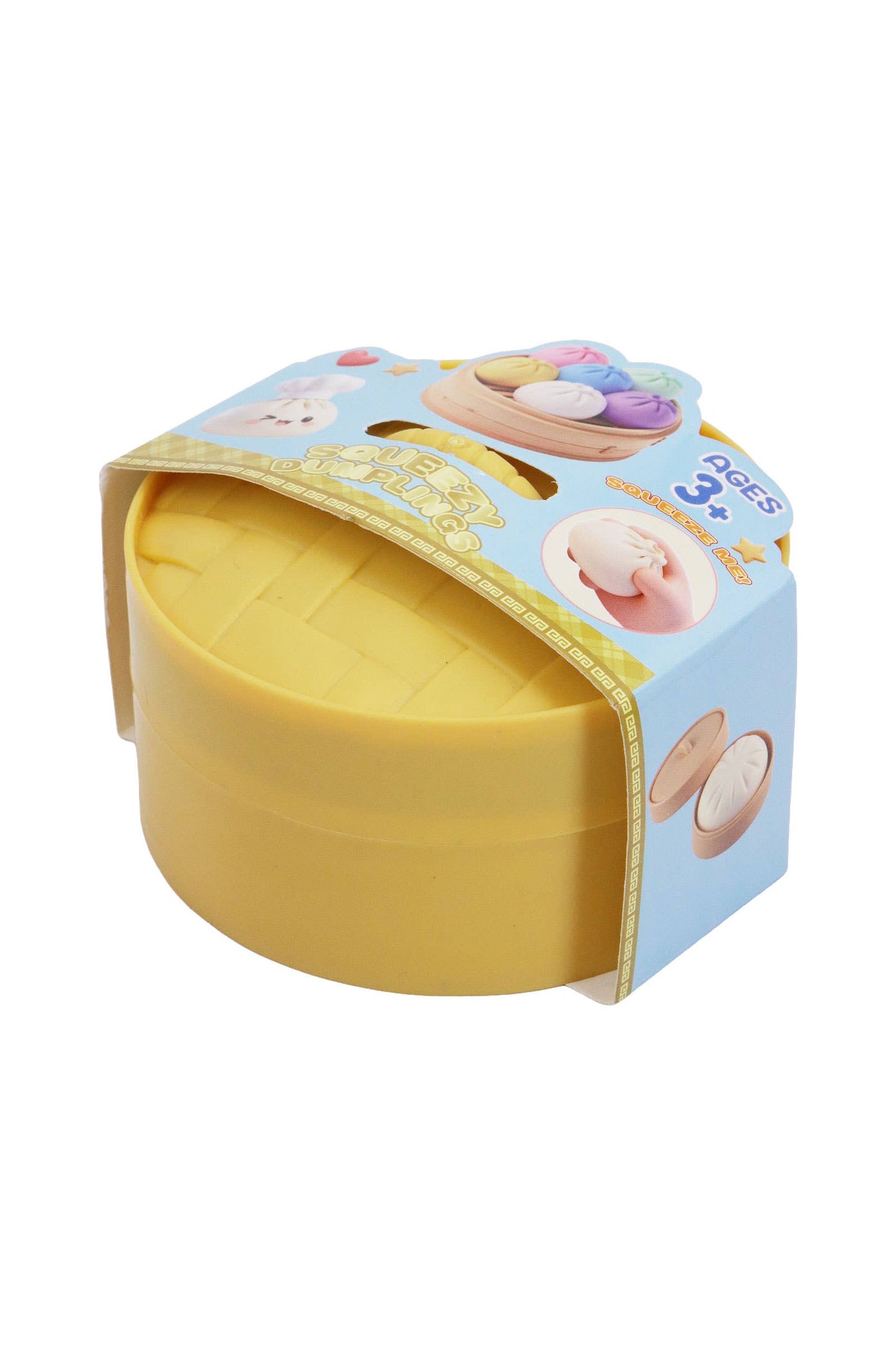 Glitter Jelly Bao Bun Dumpling Jiggly Slime Squishy