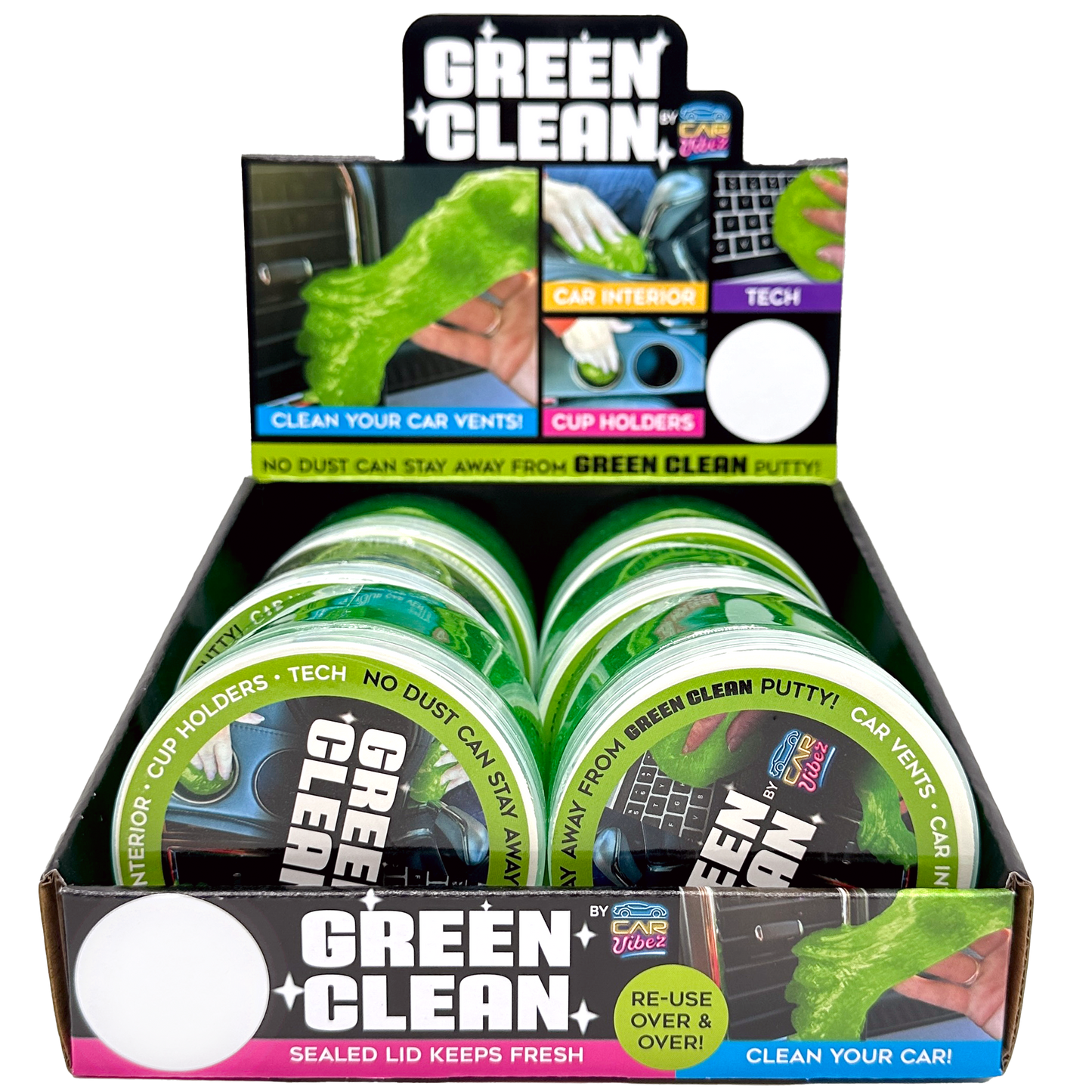 Car Vibez Green Cleaning Car Putty -